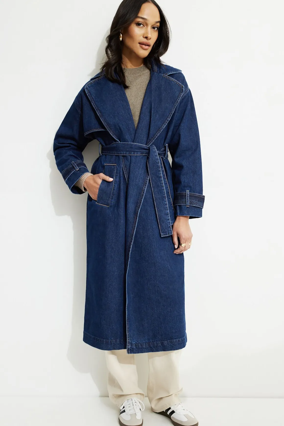 Jeans & Denim | Coats & Jackets-Dynamite Denim Trench Coat Blue