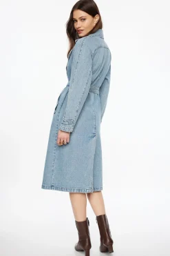Jeans & Denim | Coats & Jackets-Dynamite Denim Trench Coat Blue