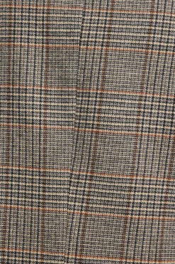 Blazers & Vests | Bestsellers-Dynamite Diana Plaid Oversized Blazer Brown