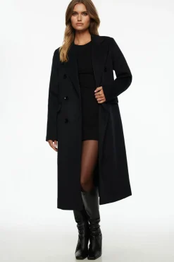 Coats & Jackets | Classic Coats-Dynamite Double Breasted Wool Coat Gray