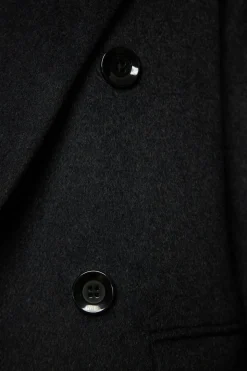 Coats & Jackets | Classic Coats-Dynamite Double Breasted Wool Coat Gray