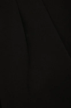 Tees & Tanks | Tees & Tanks-Dynamite Draped Crepe Tube Top Black