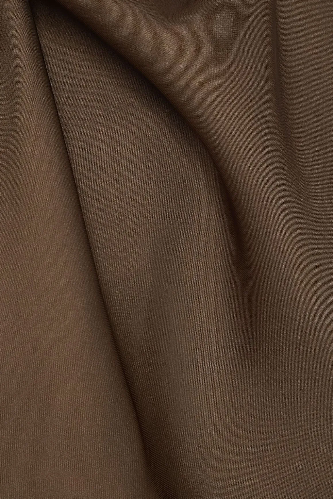 Blouses & Tops | Blouses & Tops-Dynamite Draped Open Back Satin Top Brown