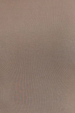 Tees & Tanks | Tees & Tanks-Dynamite Drea Jersey Crewneck T Shirt Brown