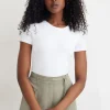 Tees & Tanks | Tees & Tanks-Dynamite Drea Sculpt Bodysuit White