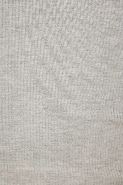 Tees & Tanks | Bodysuits-Dynamite Drea Short Sleeve Crew Neck Bodysuit Gray