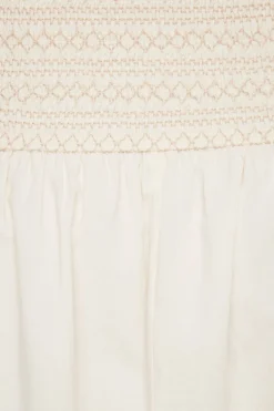 Skirts & Skorts | Skirts-Dynamite Drop Waist Smocked Maxi Skirt White