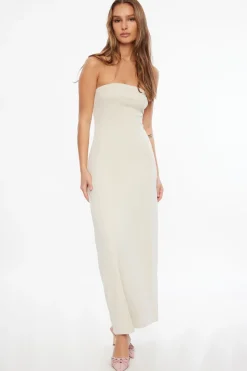 Dresses & Jumpsuits | Midi & Maxi Dresses-Dynamite Elena Maxi Tube Dress Brown