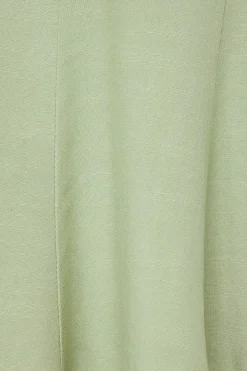 Dresses & Jumpsuits | Mini Dresses-Dynamite Flare Halter Mini Dress Green