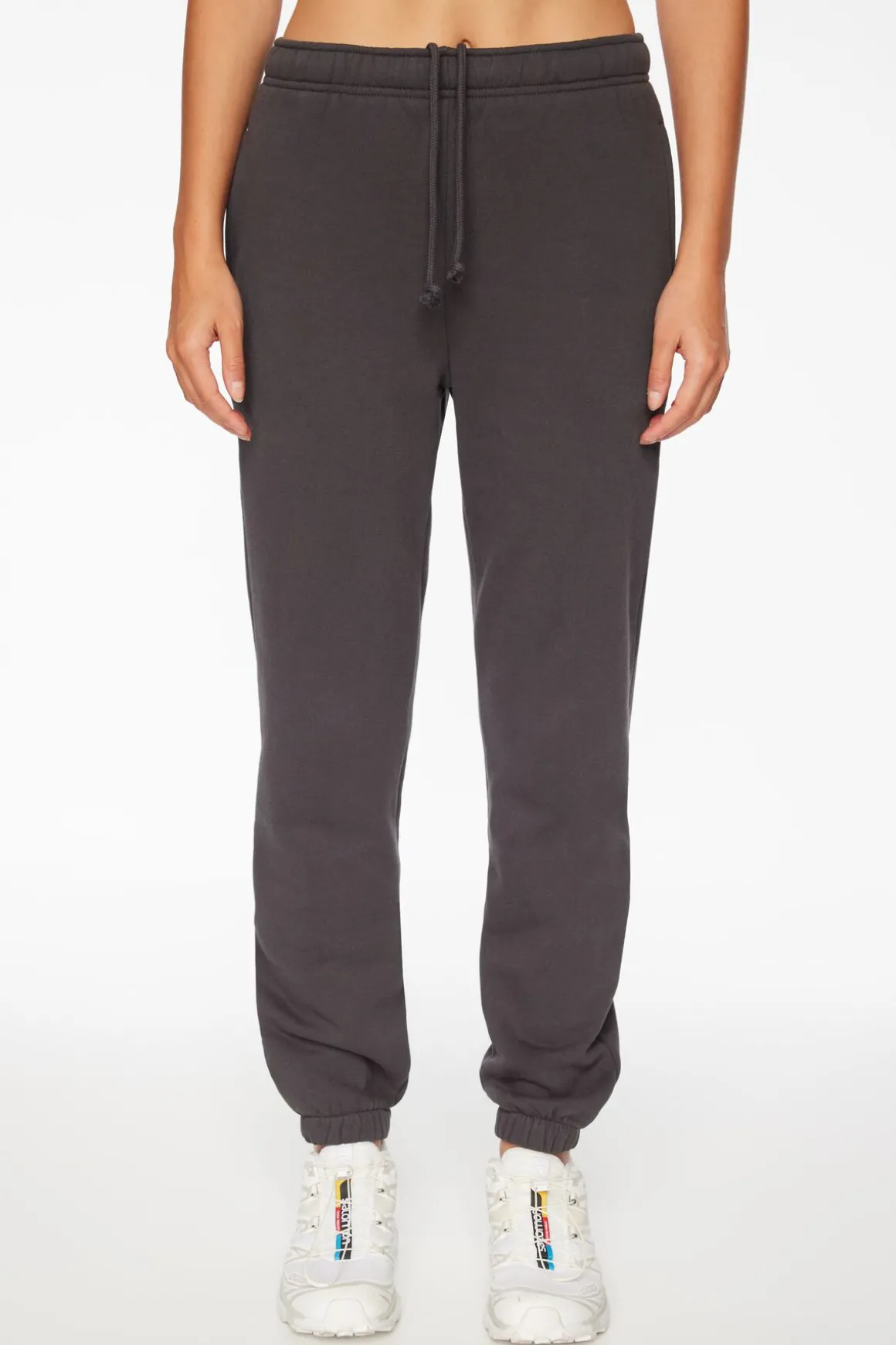 Pants-Dynamite Fleece Jogger Pants Gray