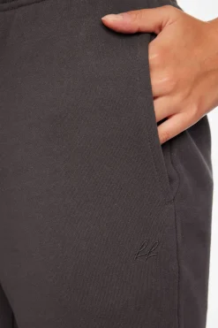 Pants-Dynamite Fleece Jogger Pants Gray