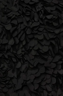 Online Exclusives | Matching Sets-Dynamite Floral Appliqué Tube Top Black