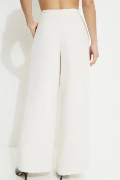 Pants | Wide Leg Pants-Dynamite Fluid Wide Leg Pants Beige
