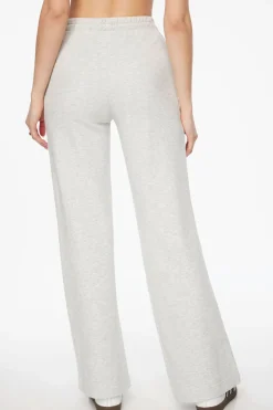 Pants | Wide Leg Pants-Dynamite French Terry Wide Leg Sweatpants Gray