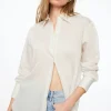 Blouses & Tops | Blouses & Tops-Dynamite Frida Stripe Shirt Green