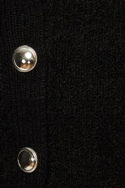 Sweaters & Cardigans | Sweaters-Dynamite Gabrielle Bouclé Cardigan Black