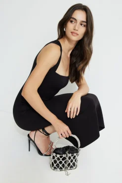 Bags-Dynamite Gem Rope Bucket Bag Gray
