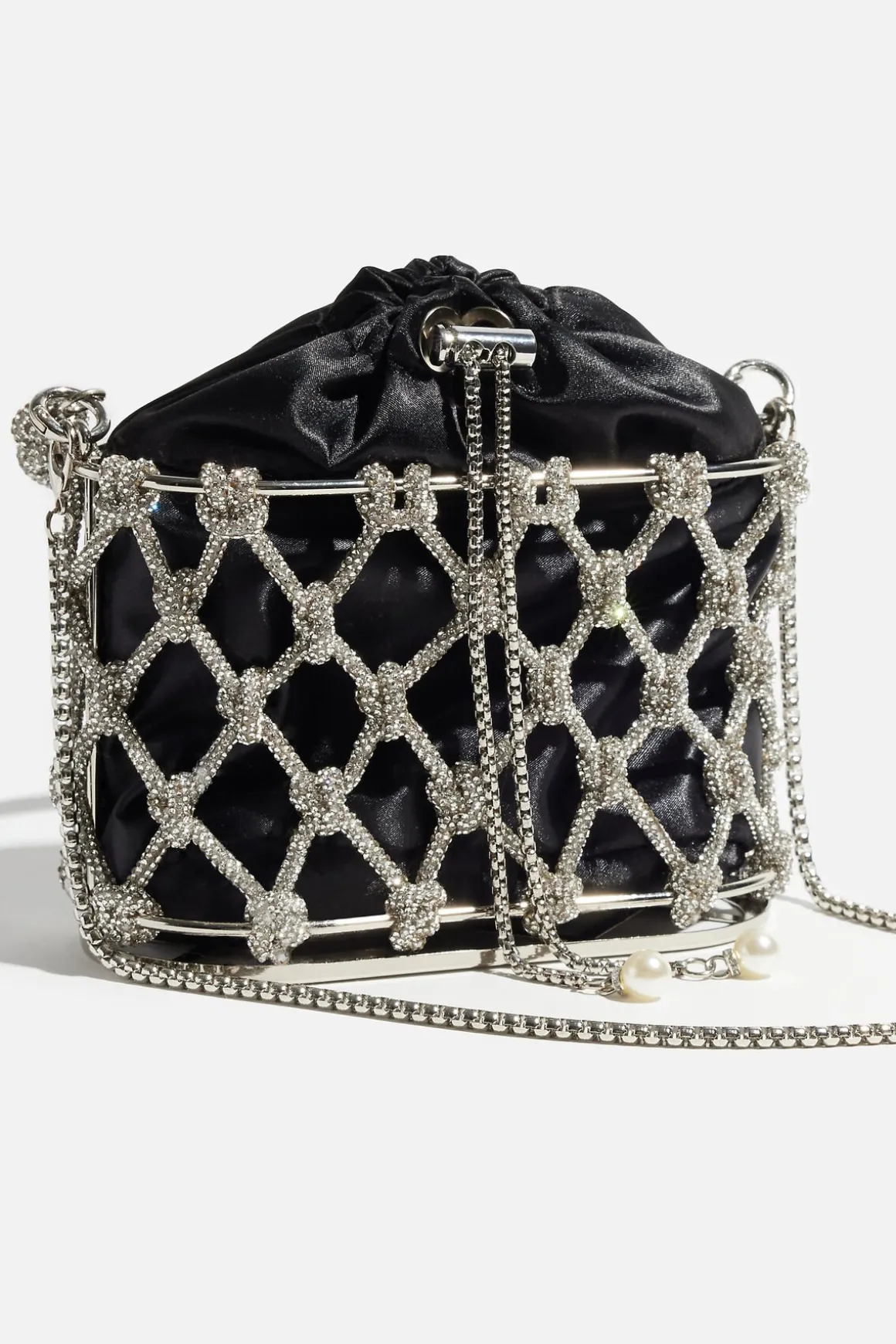 Bags-Dynamite Gem Rope Bucket Bag Gray