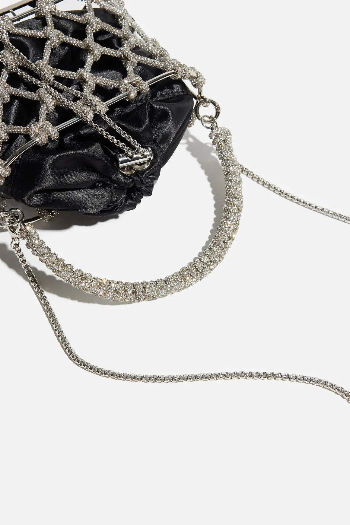 Bags-Dynamite Gem Rope Bucket Bag Gray
