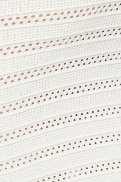 Dresses & Jumpsuits | Midi & Maxi Dresses-Dynamite Halter Knit Bodycon Midi Dress White