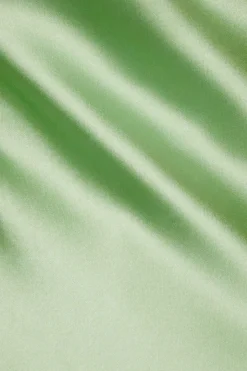 Dresses & Jumpsuits | Midi & Maxi Dresses-Dynamite Halter Satin Maxi Dress Green