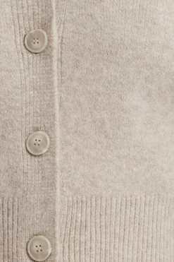 Sweaters & Cardigans | Cardigans-Dynamite Heavenlyarn™ Catherine Crewneck Cardigan Brown
