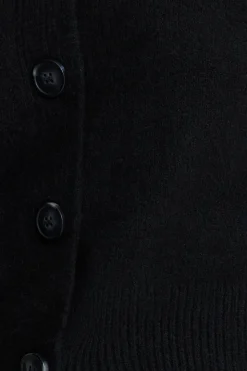 Sweaters & Cardigans | Sweaters-Dynamite Heavenlyarn™ Catherine Crewneck Cardigan Black