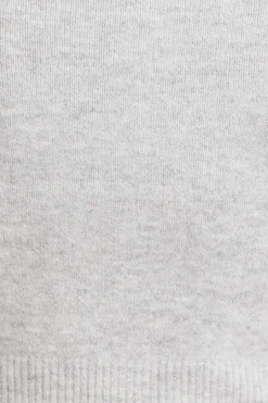 Sweaters & Cardigans | Sweaters-Dynamite Heavenlyarn™ Crewneck Cardigan Gray
