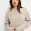 Sweaters & Cardigans | Sweaters-Dynamite Heavenlyarn™ Crewneck Sweater Brown