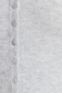 Sweaters | Cardigans-Dynamite Heavenlyarn™ Cropped Cardigan Grey