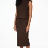 Skirts & Skorts | Skirts-Dynamite Heavenlyarn™ Midi Skirt Brown
