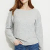 Sweaters & Cardigans | Online Exclusives-Dynamite Heavenlyarn™ Open Back Sweater Gray
