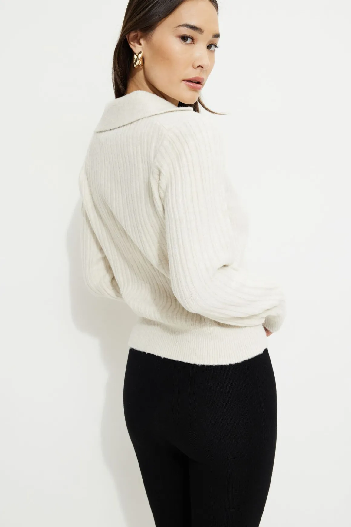 Sweaters & Cardigans | Online Exclusives-Dynamite Heavenlyarn™ Polo Sweater Brown