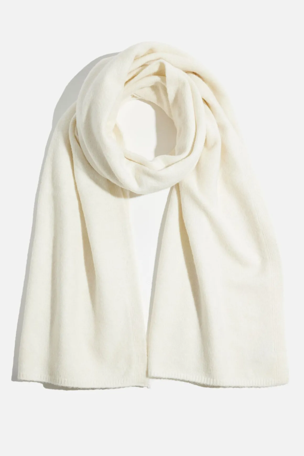 Cold Weather-Dynamite Heavenlyarn™ Wide Scarf White