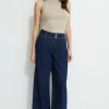 Jeans & Denim-Dynamite Heidi Pleated Wide Leg Jeans Blue