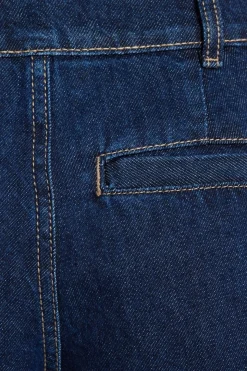 Jeans & Denim-Dynamite Heidi Pleated Wide Leg Jeans Blue