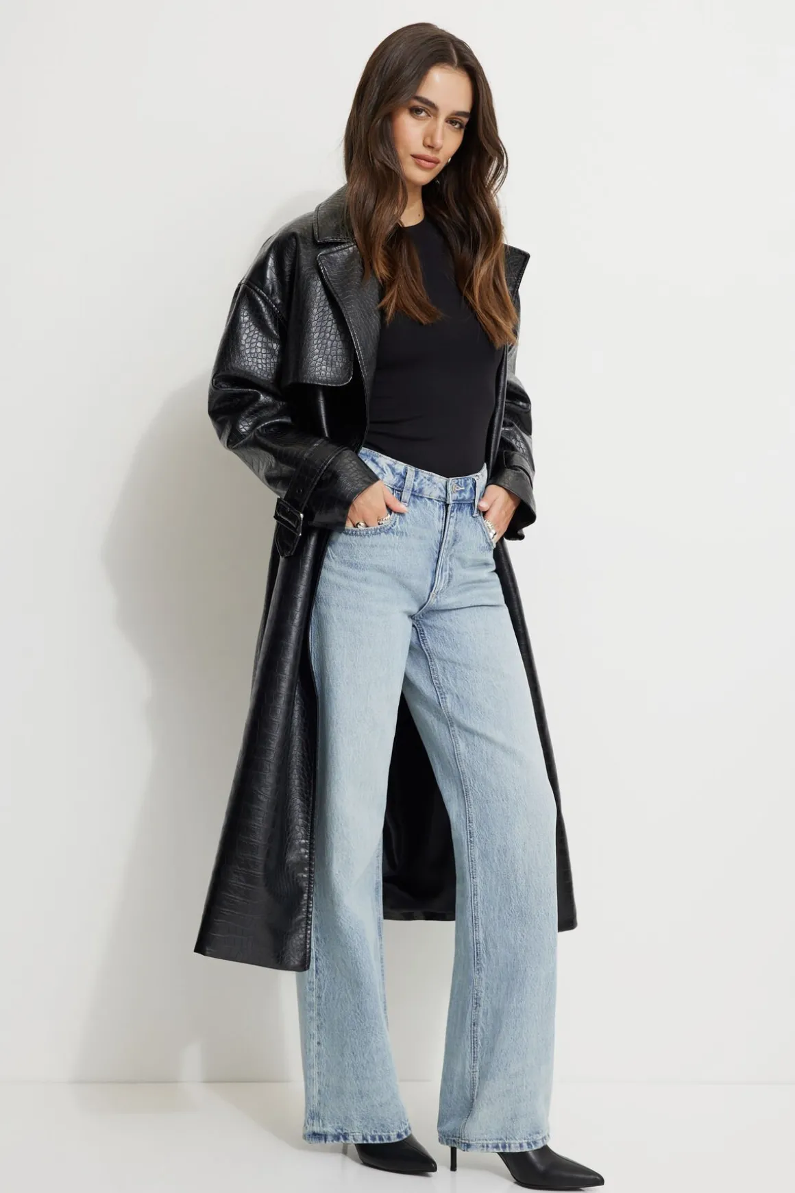 Jeans & Denim | Bestsellers-Dynamite Heidi Wide Leg Jeans Blue