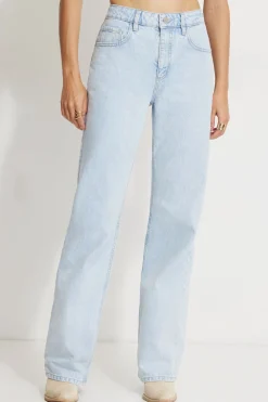 Jeans & Denim | Short & Long Lengths-Dynamite Heidi Wide Leg Jeans Blue