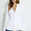 Blazers & Vests-Dynamite Hourglass Blazer White