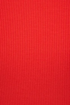 Tees & Tanks | Tees & Tanks-Dynamite Jade Square Neck Top Red