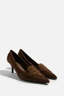 Shoes-Dynamite JEFFREY CAMPBELL | Thena Heels Brown