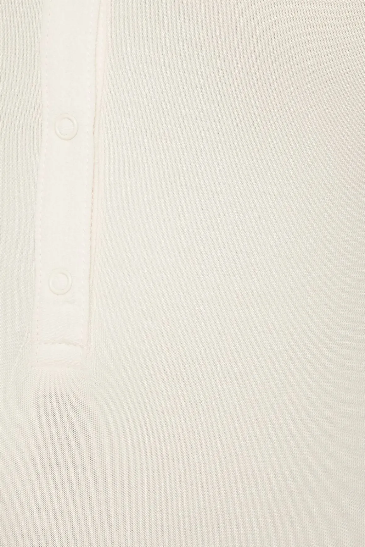 Tees & Tanks | Tees & Tanks-Dynamite Jersey Long Sleeve Polo Bodysuit White