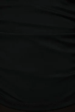 Tees & Tanks | Online Exclusives-Dynamite Jersey Single Shoulder Tie Top Black