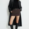 Skirts & Skorts | Bestsellers-Dynamite Josefine Mini Skort Brown