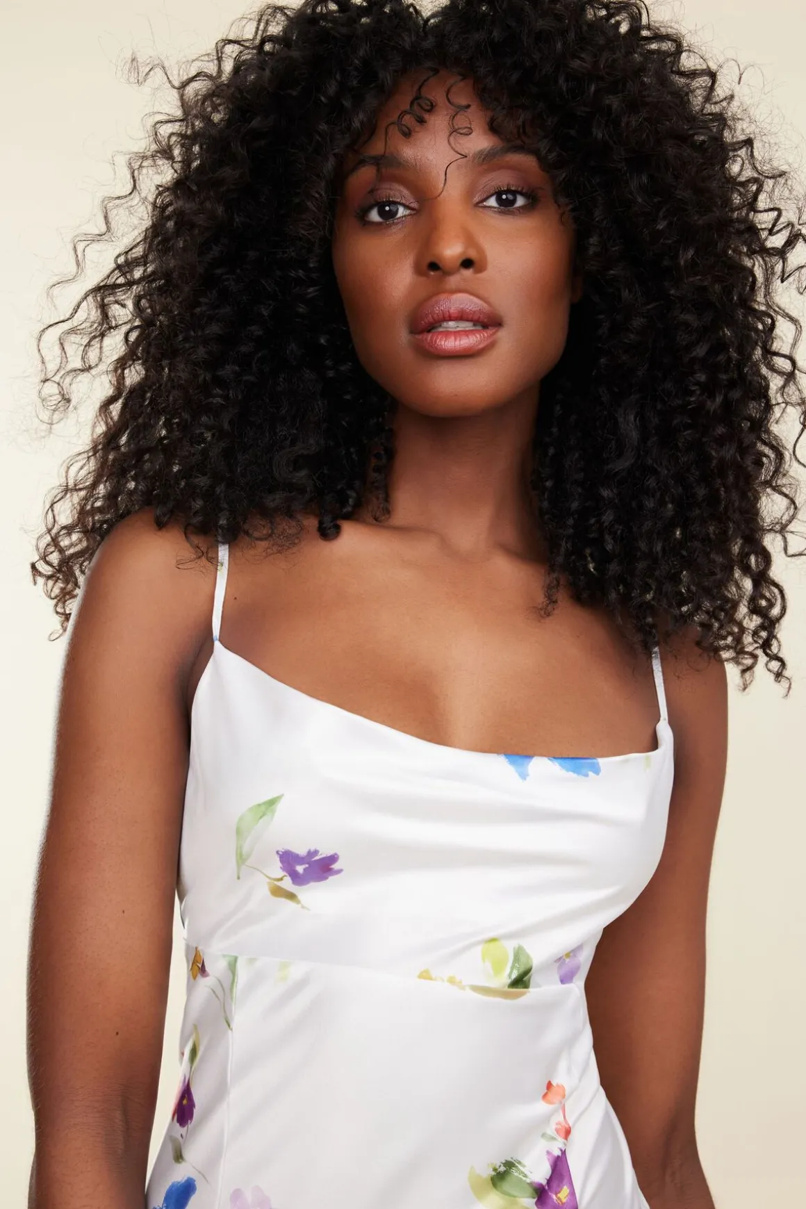 Dresses & Jumpsuits | Midi & Maxi Dresses-Dynamite Josie Cowl Neck Midi Slip Dress White
