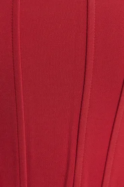 Blouses & Tops | Blouses & Tops-Dynamite Julia Corset Top Red