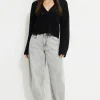 Jeans & Denim-Dynamite June Horseshoe Jeans Black