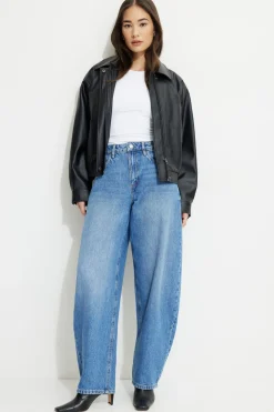 Jeans & Denim-Dynamite June Horseshoe Jeans Blue