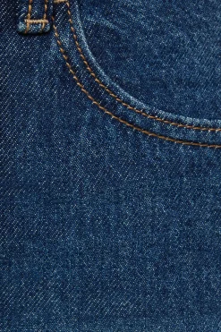 Jeans & Denim-Dynamite Justina Straight Jeans Blue