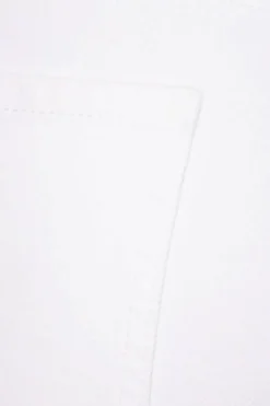 Jeans & Denim | Shorts-Dynamite Justina Straight Leg Denim Shorts White